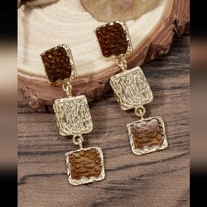 🍉5 for $25* Square Charm Earrings